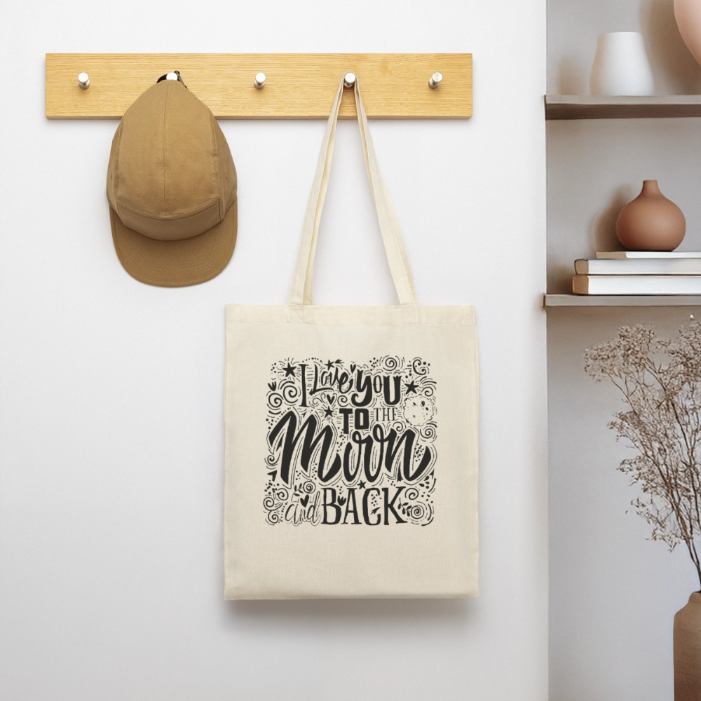 Tote Bag_peacenoir_iloveutomoonandback - nature