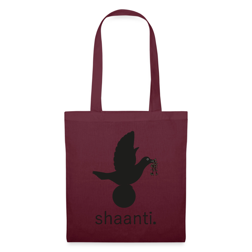 Tote Bag  I love you to moon and back Shaanti noir - Lusoquot - bordeaux