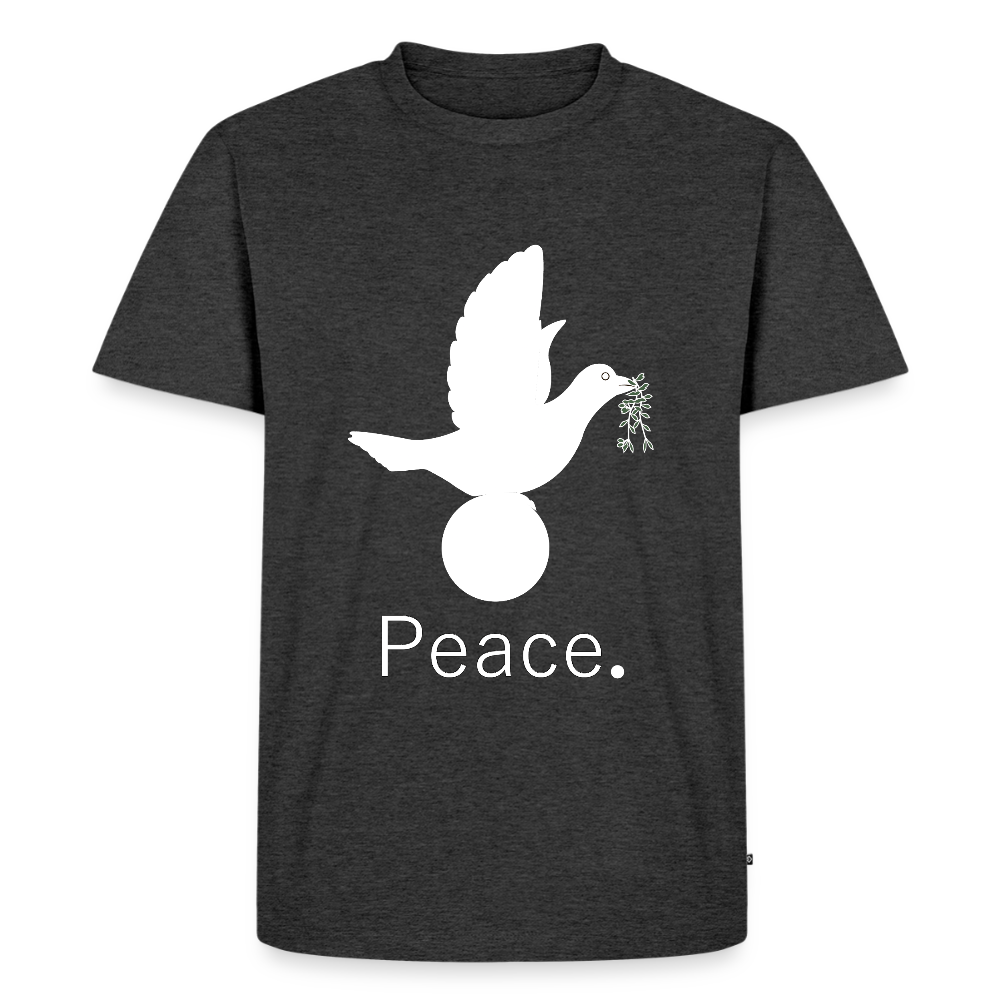 T-shirt Premium Homme_peaceblanc - anthracite chiné