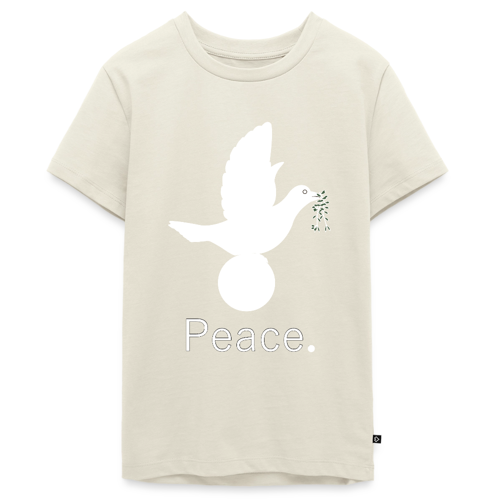 T-shirt Premium Ado_peaceblanc - blanc cassé