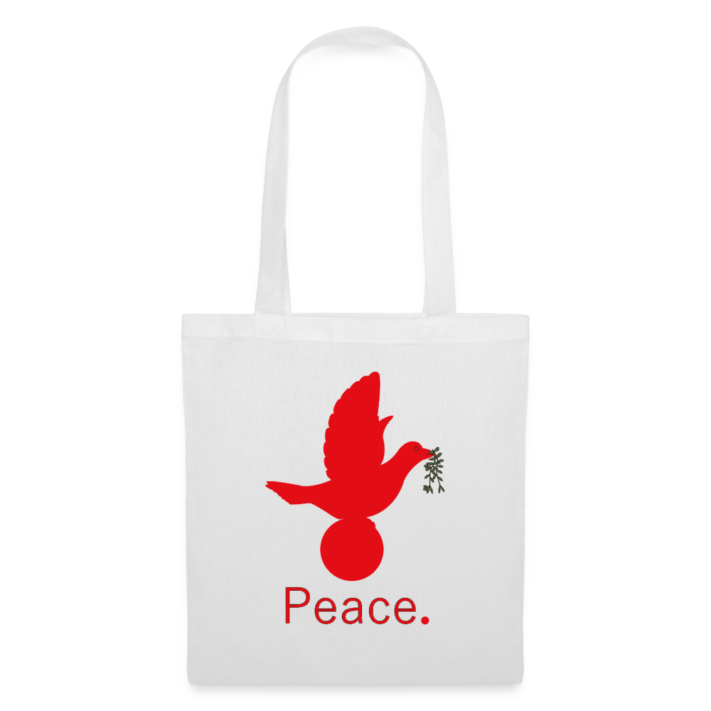 Tote Bag_peacerouge - blanc