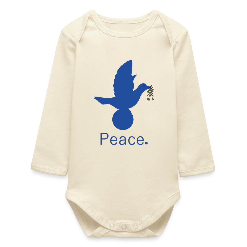 Body bébé manches longues biologique - écru doux