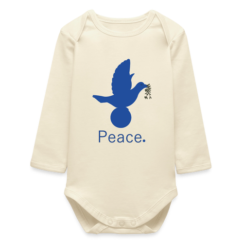 Body bébé manches longues biologique - écru doux
