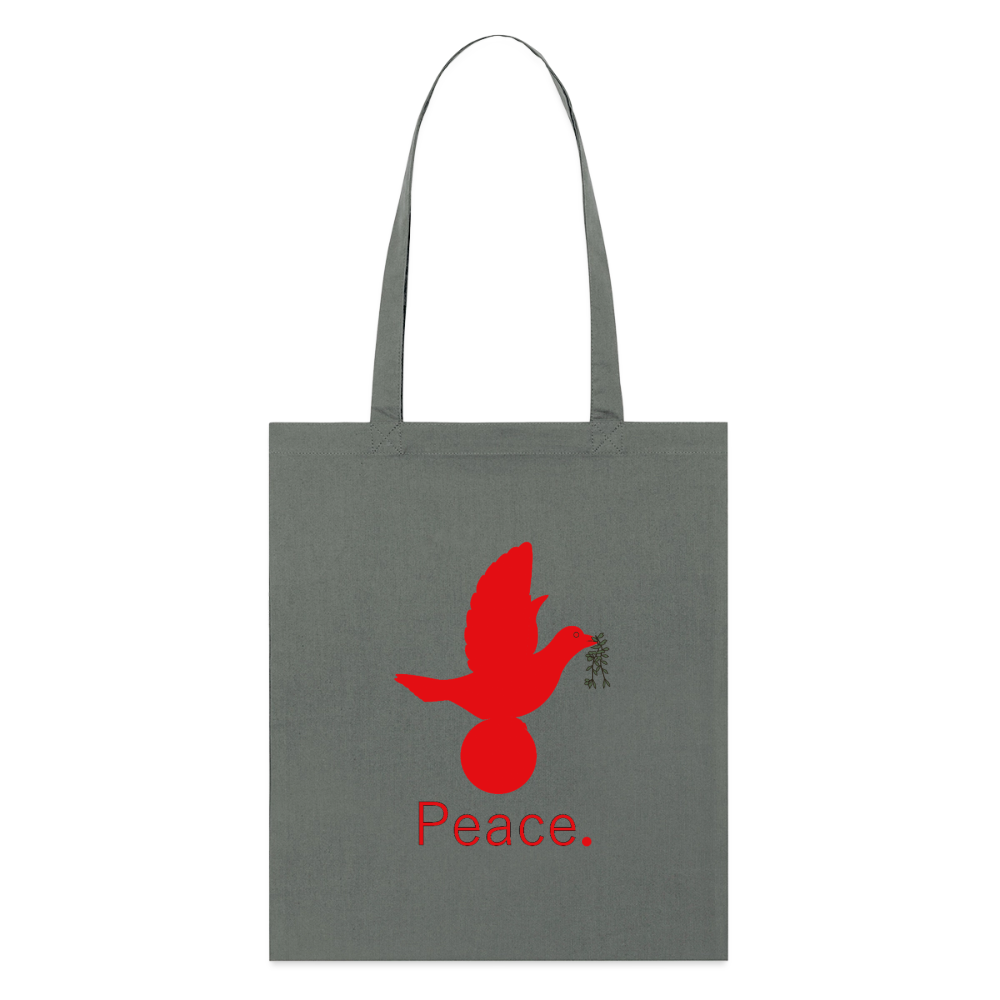 Tote bag bio Stanley/Stella Peace rouge - Lusoquot - charbon