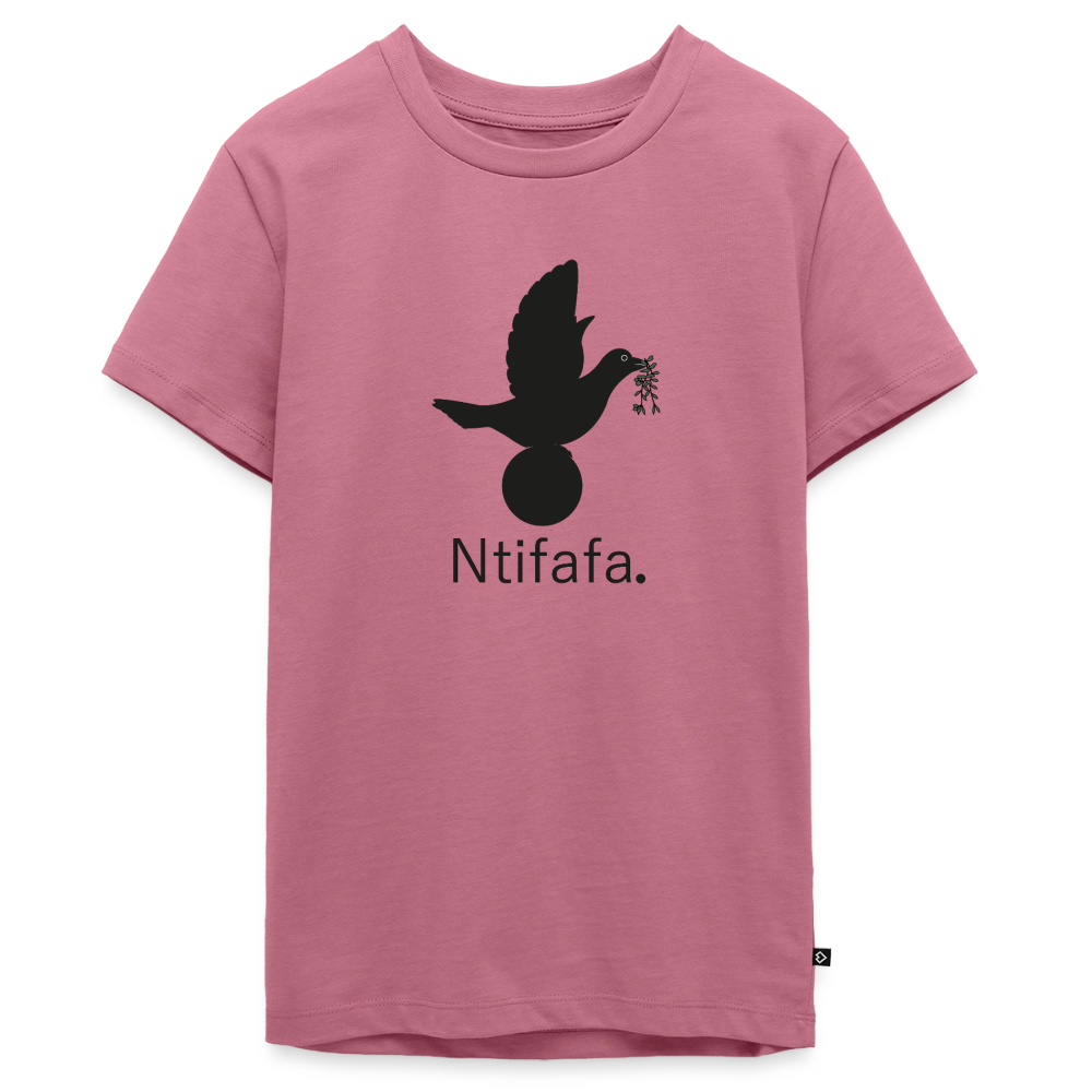 T-shirt Premium Ado Ntifafa noir - Lusoquot - mauve