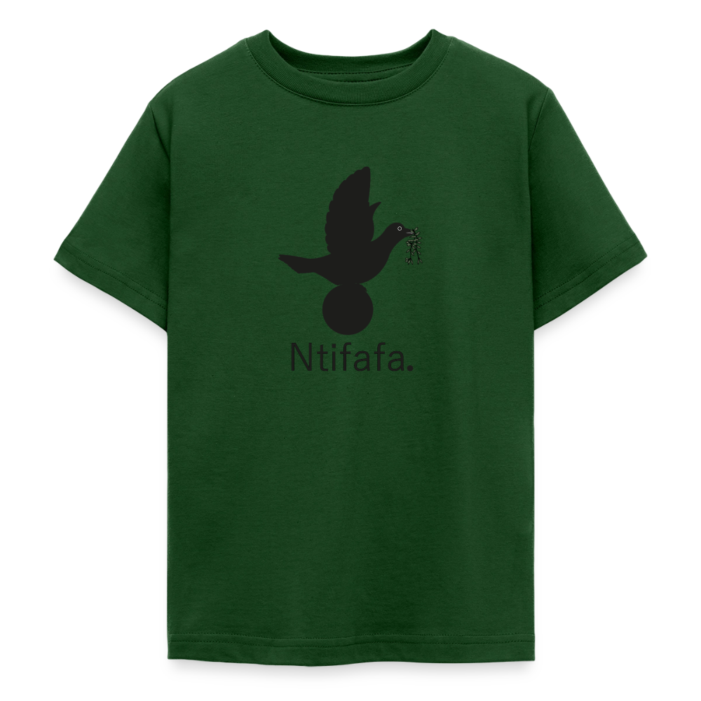 T-shirt Ado Ntifafa noir - Lusoquot - vert forêt