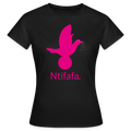 T-shirt Femme_ntifafa_rose - noir