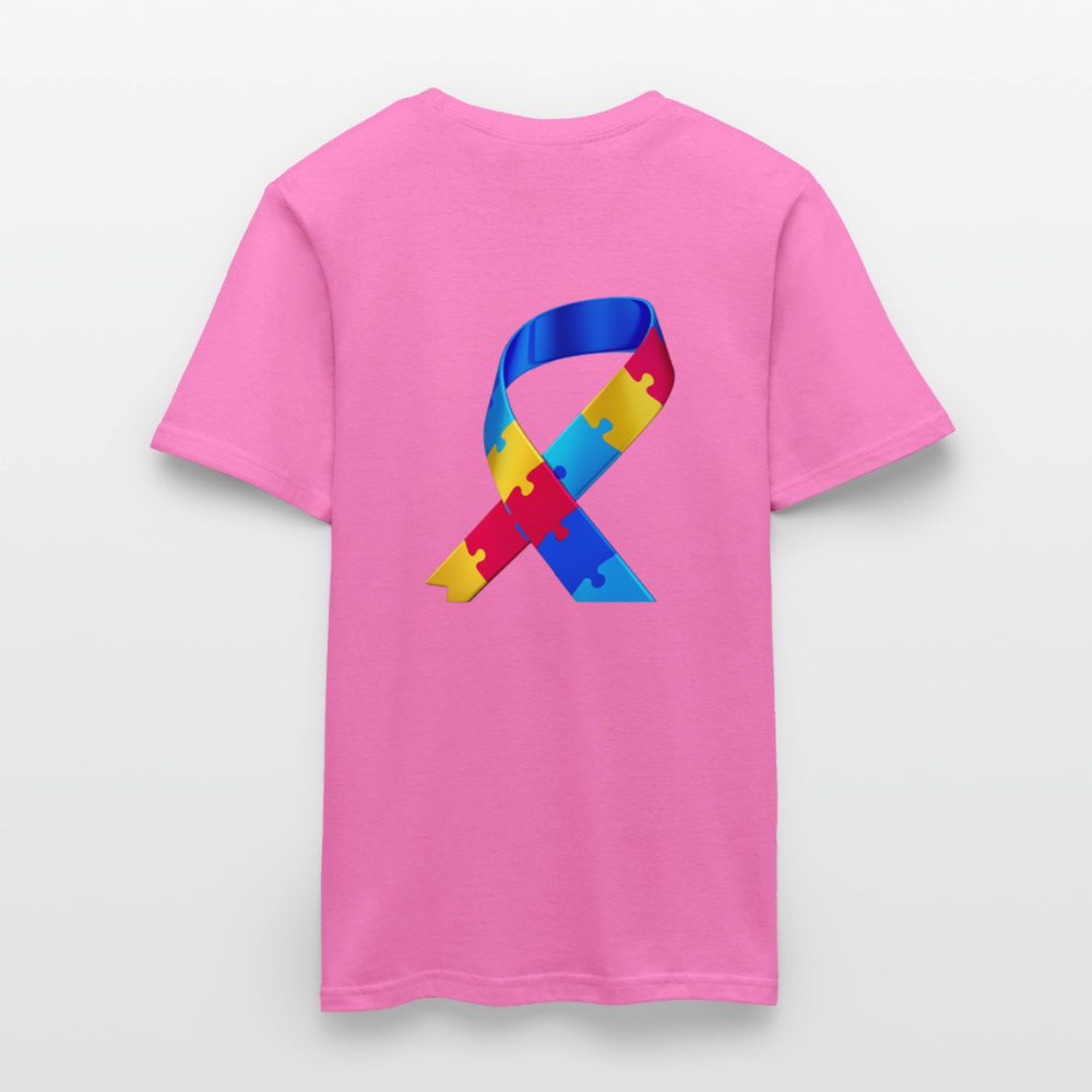 T-shirt Homme -journeemondiale trisomie 21 mars- Peace jaune - rose