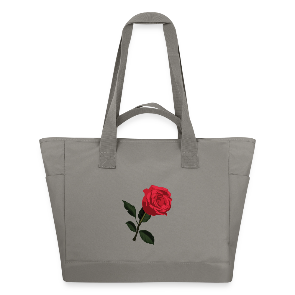 Sac matelassé déperlant Ntifafa rouge - Lusoquot - gris