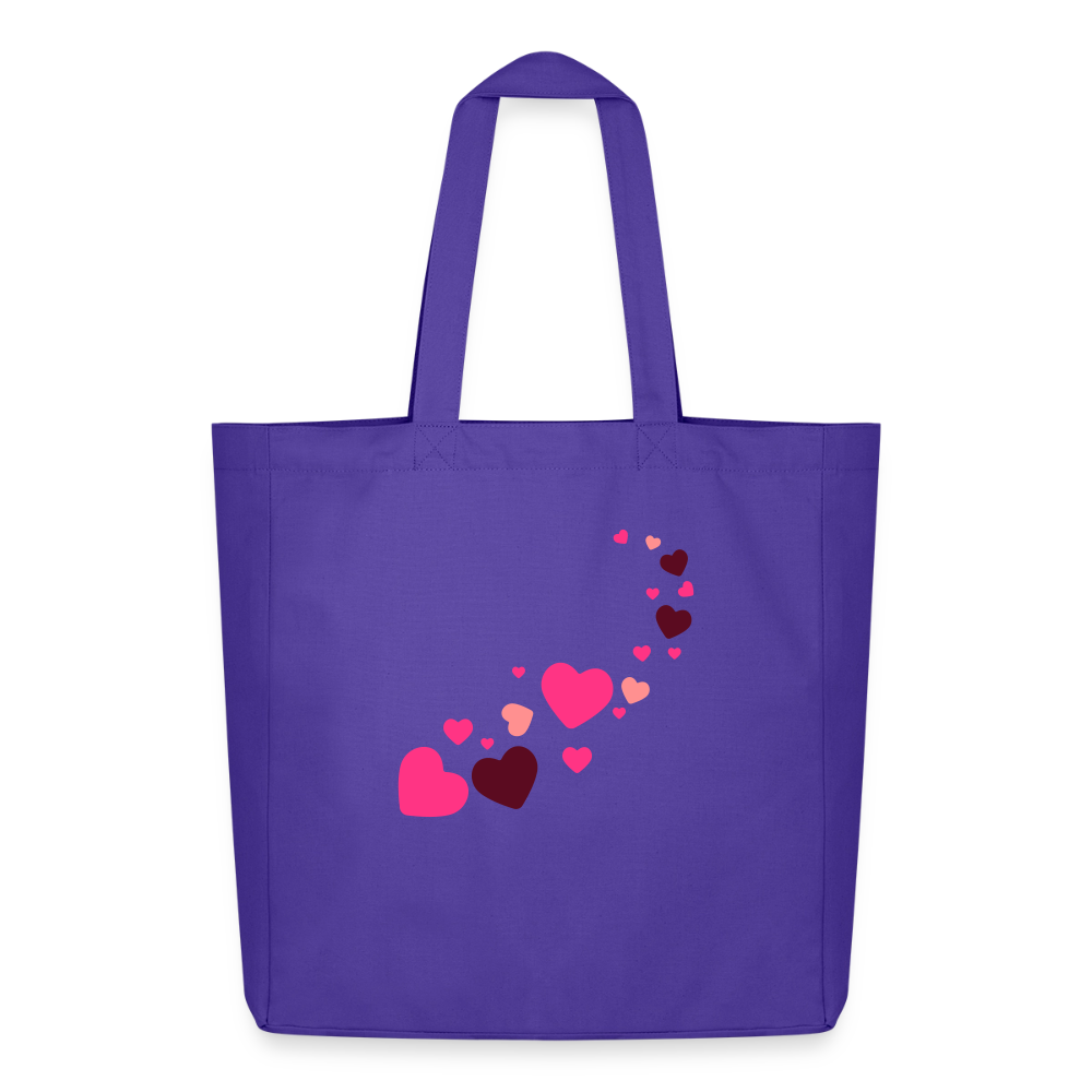 Tote bag Stanley/Stella Midweight recyclé Coeur Peace rose - Lusoquot - purple love 