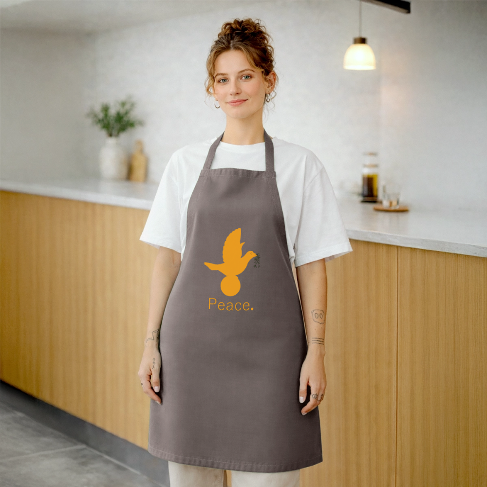 Tablier de cuisine_peaceorange - gris