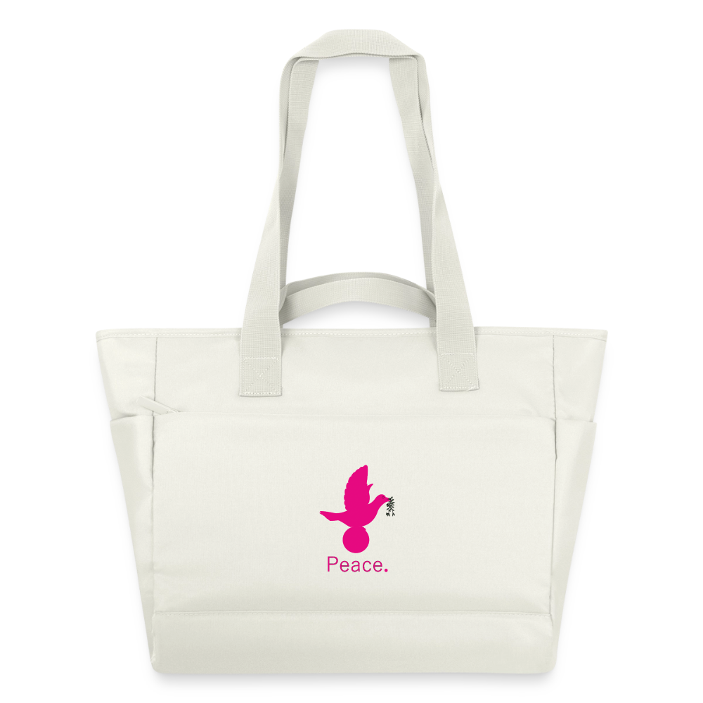 Sac matelassé déperlant Peace rose - Lusoquot - blanc nature