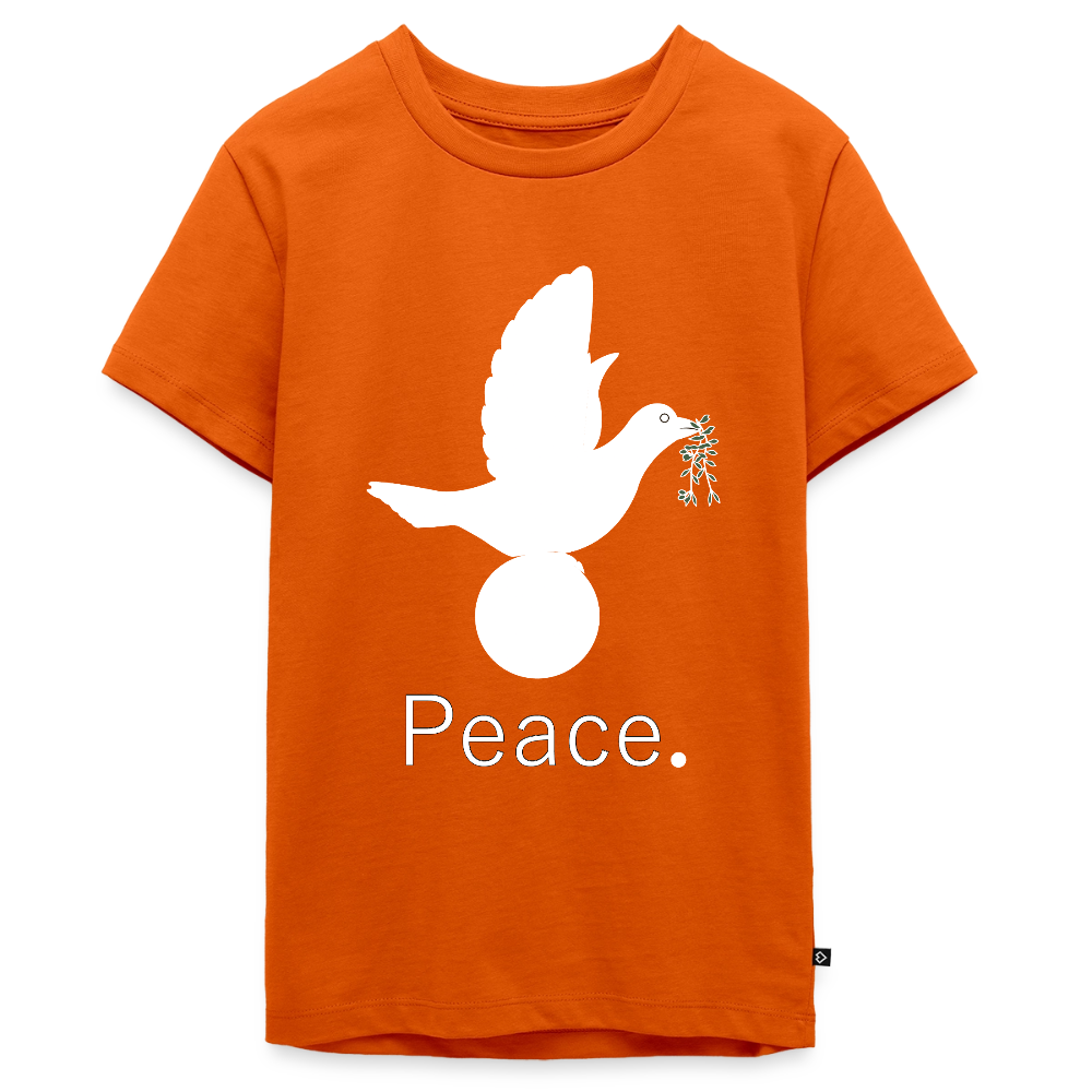 T-shirt Premium Ado_peaceblanc - orange 