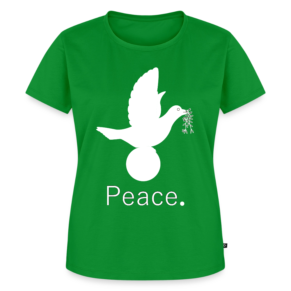 T-shirt Premium Femme_peaceblanc - vert