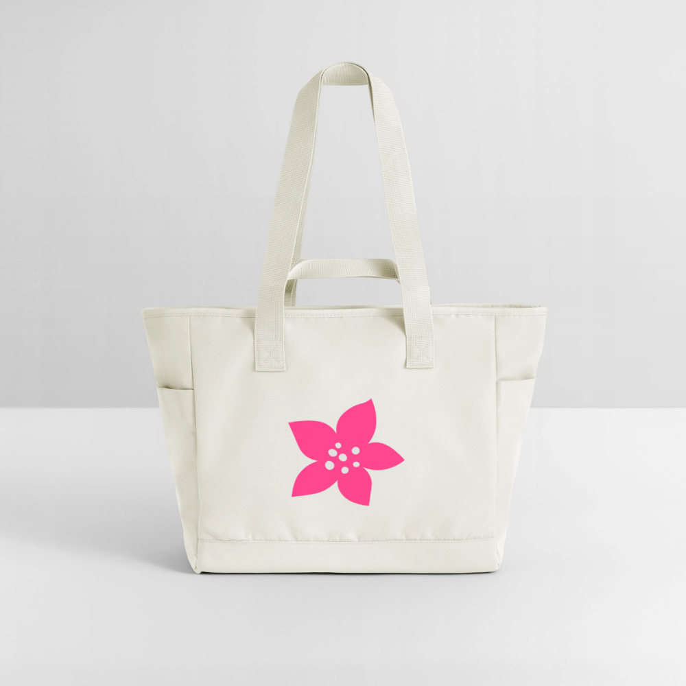 Sac matelassé déperlant Peace rose - Lusoquot - blanc nature