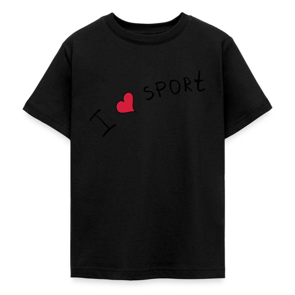 T-shirt Ado_peacerouge_sport - noir