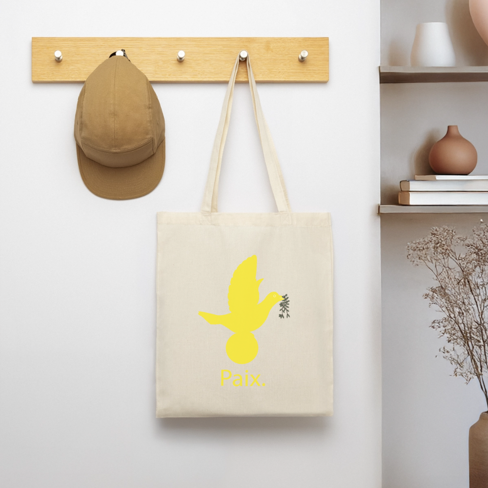 Tote Bag Paix jaune - Lusoquot - nature
