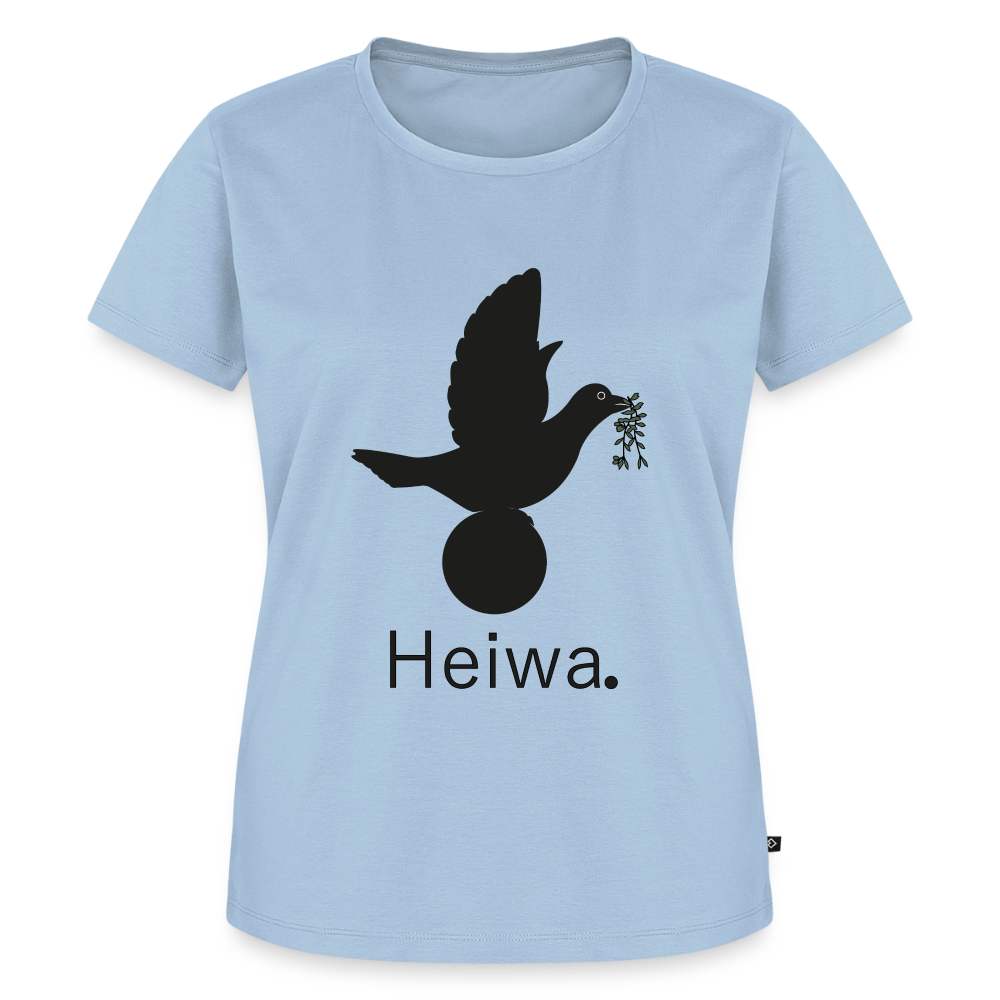 T-shirt Premium Femme Heiwa noir - Lusoquot - bleu clair
