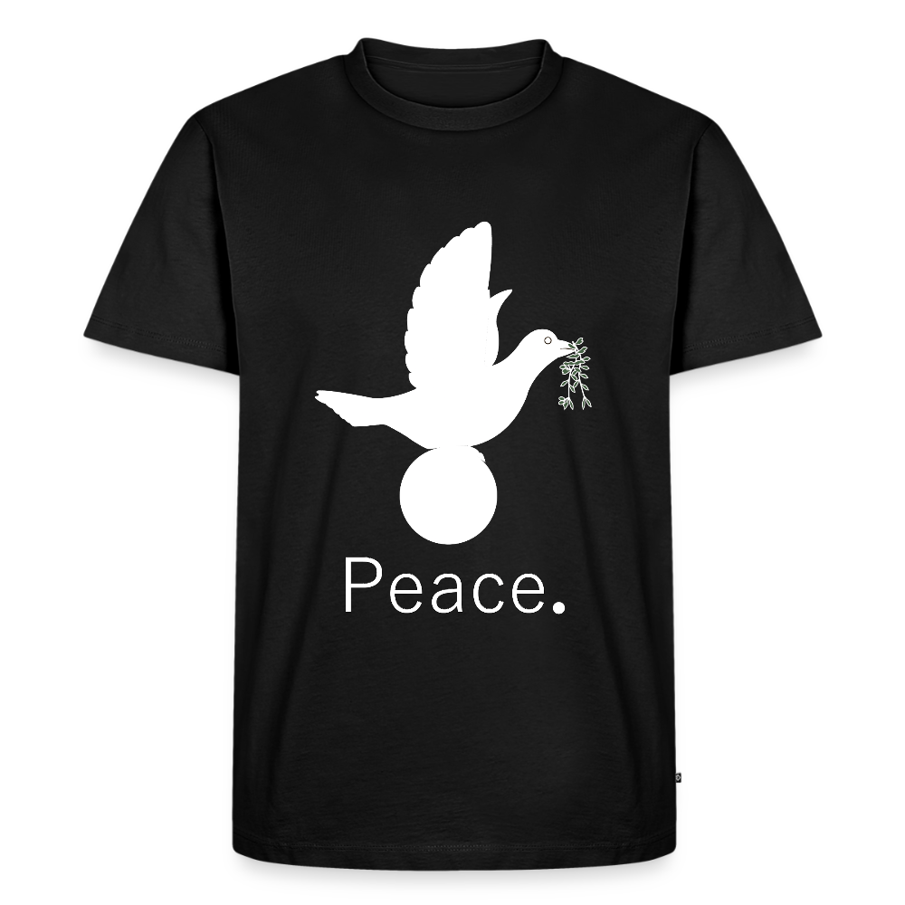 T-shirt Premium Homme_peaceblanc - noir