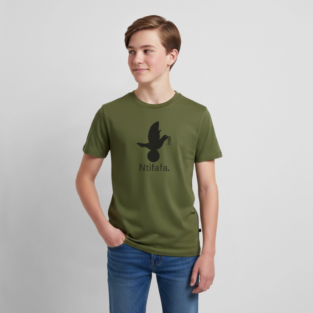 T-shirt Premium Ado Ntifafa noir - Lusoquot - kaki