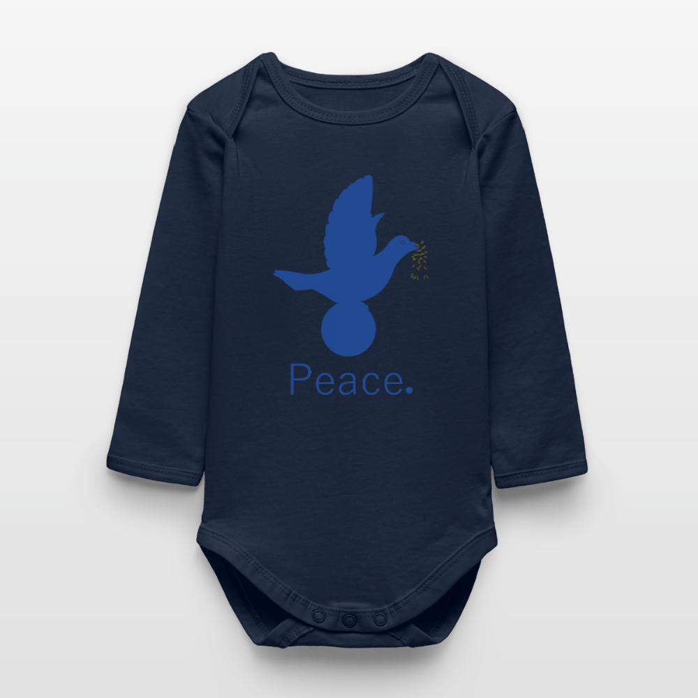 Body bébé manches longues biologique - bleu marine