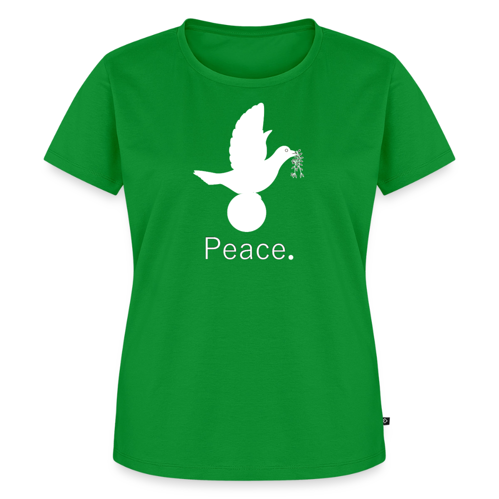 T-shirt Premium Femme Peace blanc - Lusoquot - vert