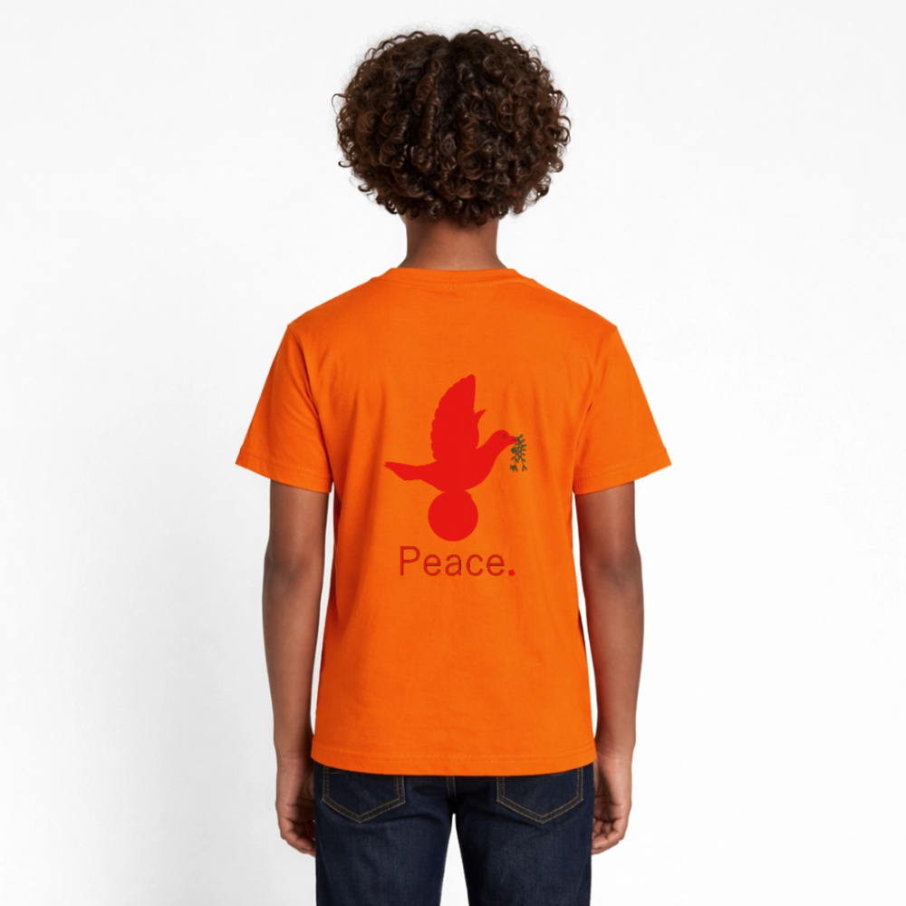 T-shirt Ado_peacerouge_sport - orange