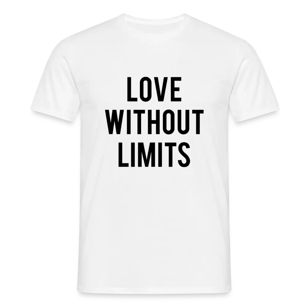 Men's T-Shirt_peace_noir - white