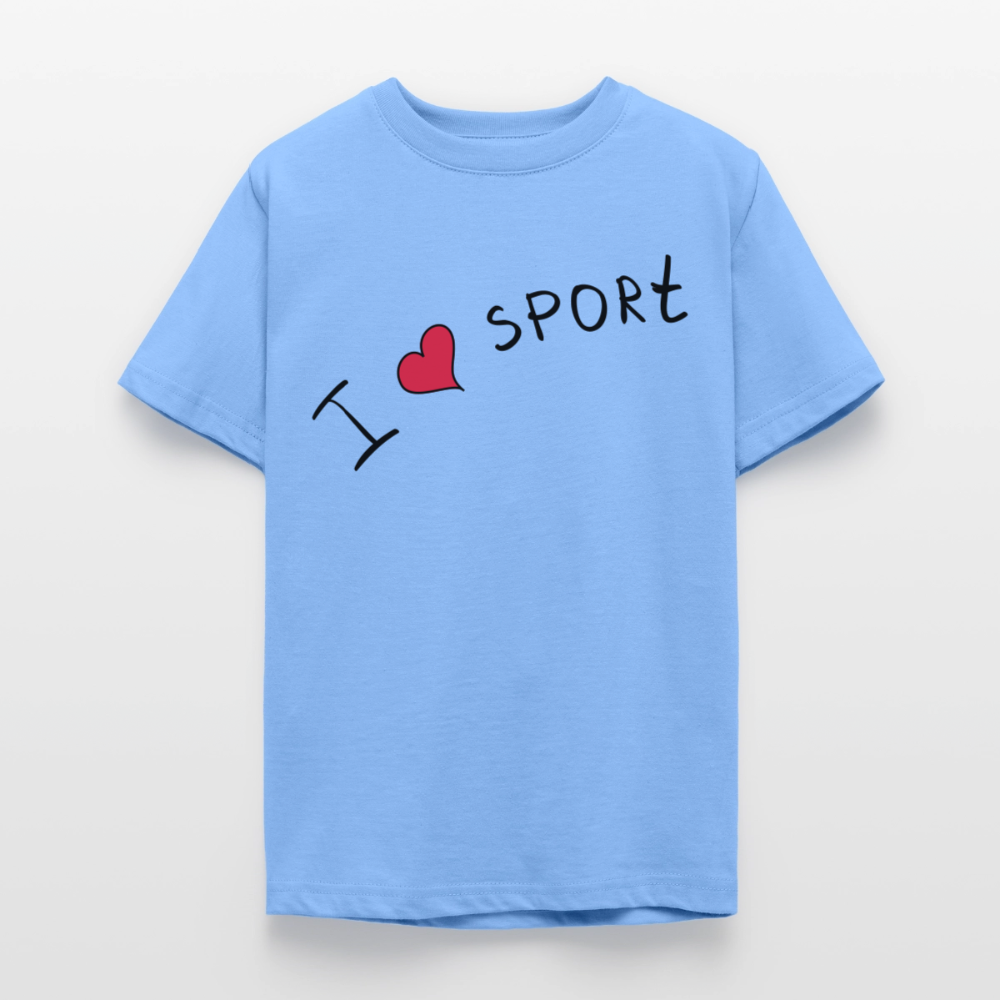 T-shirt Ado_peacerouge_sport - bleu ciel