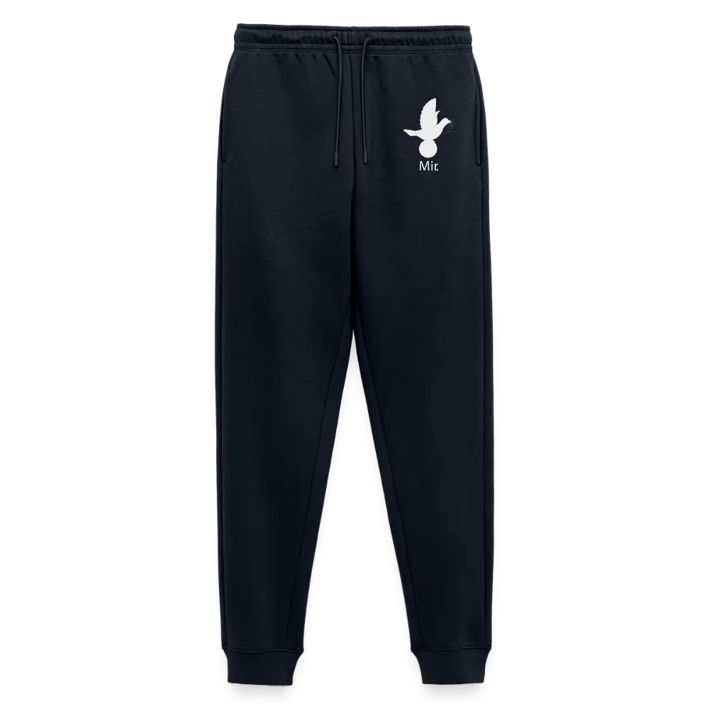 Pantalon de jogging Premium bio Homme sport Mir blanc - Lusoquot - bleu marine