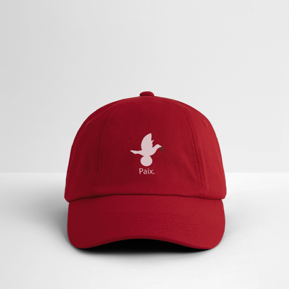 Casquette classique Paix blanc - Lusoquot - rouge classique