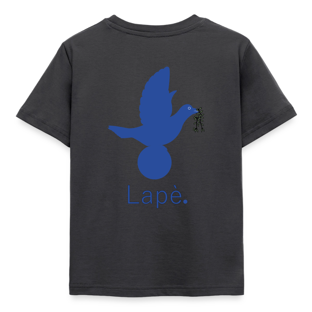 T-shirt Enfant anniversaire 2 ans Lapè bleu - Lusoquot - charbon