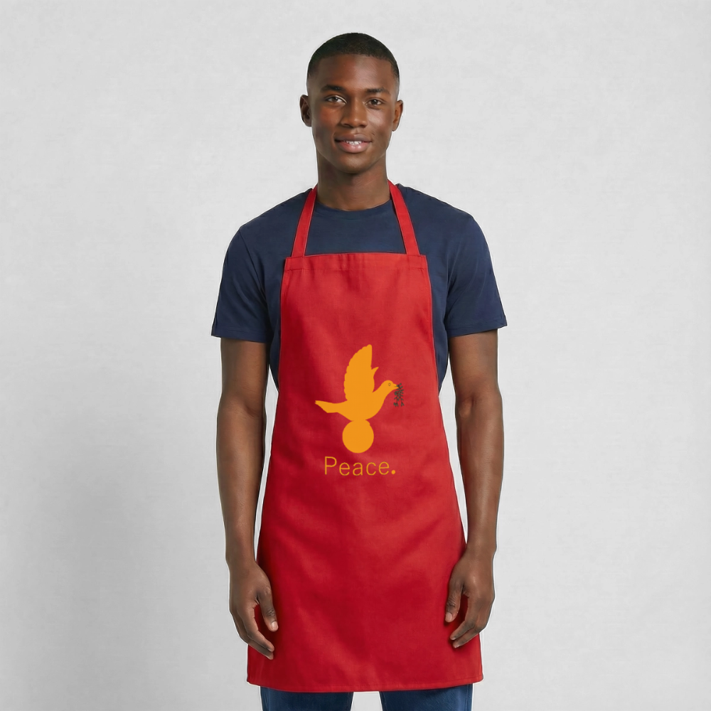 Tablier de cuisine_peaceorange - rouge