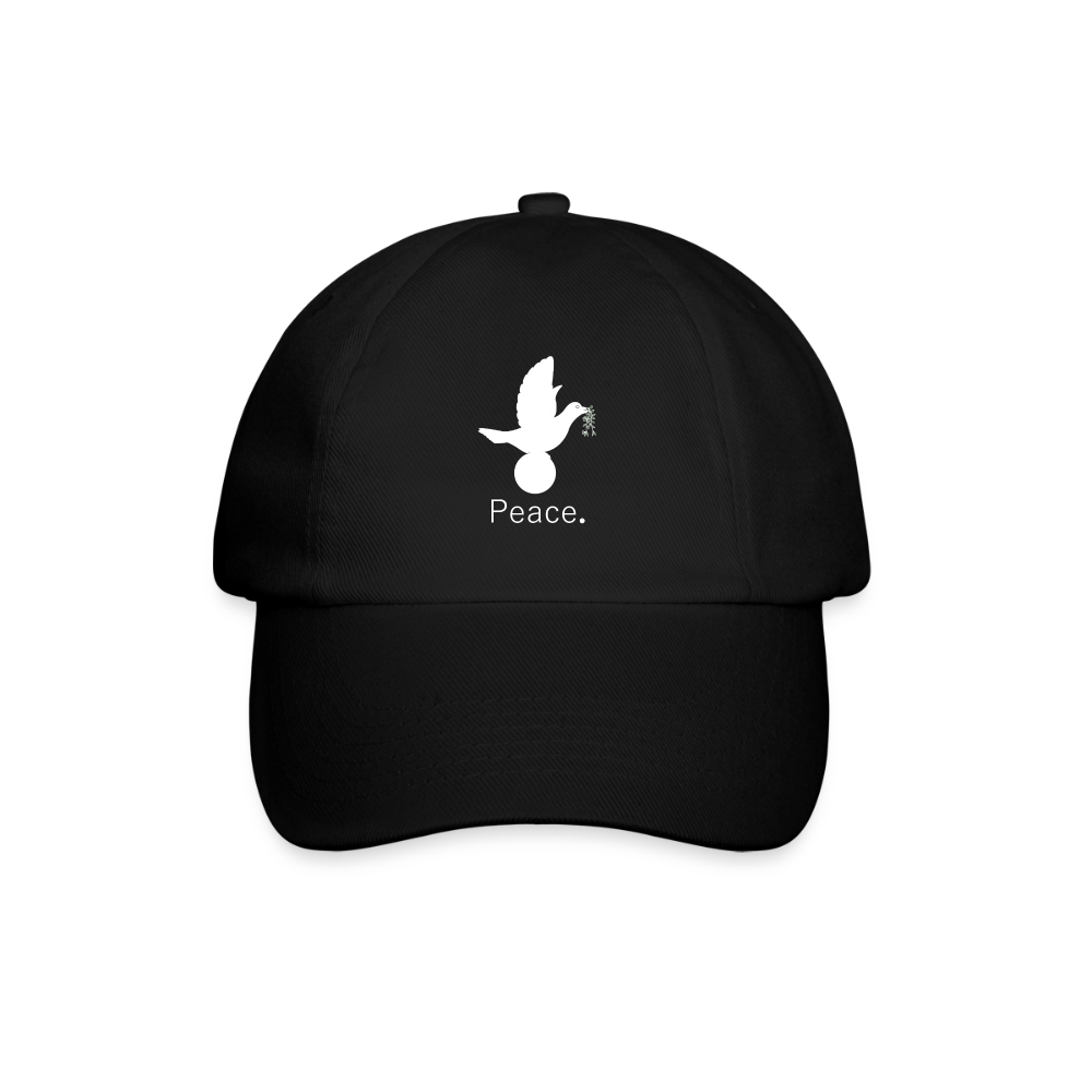 Casquette classique_peaceblanc - noir/noir