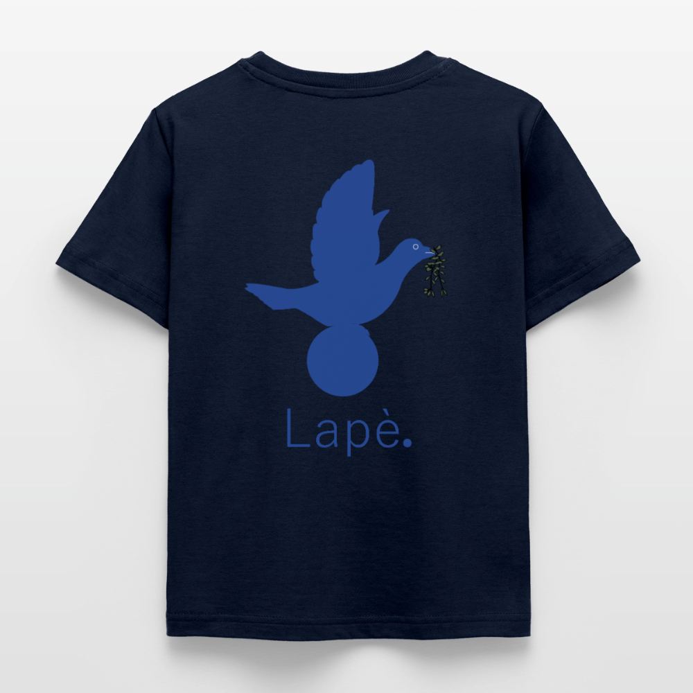 T-shirt Enfant anniversaire 2 ans Lapè bleu - Lusoquot - marine