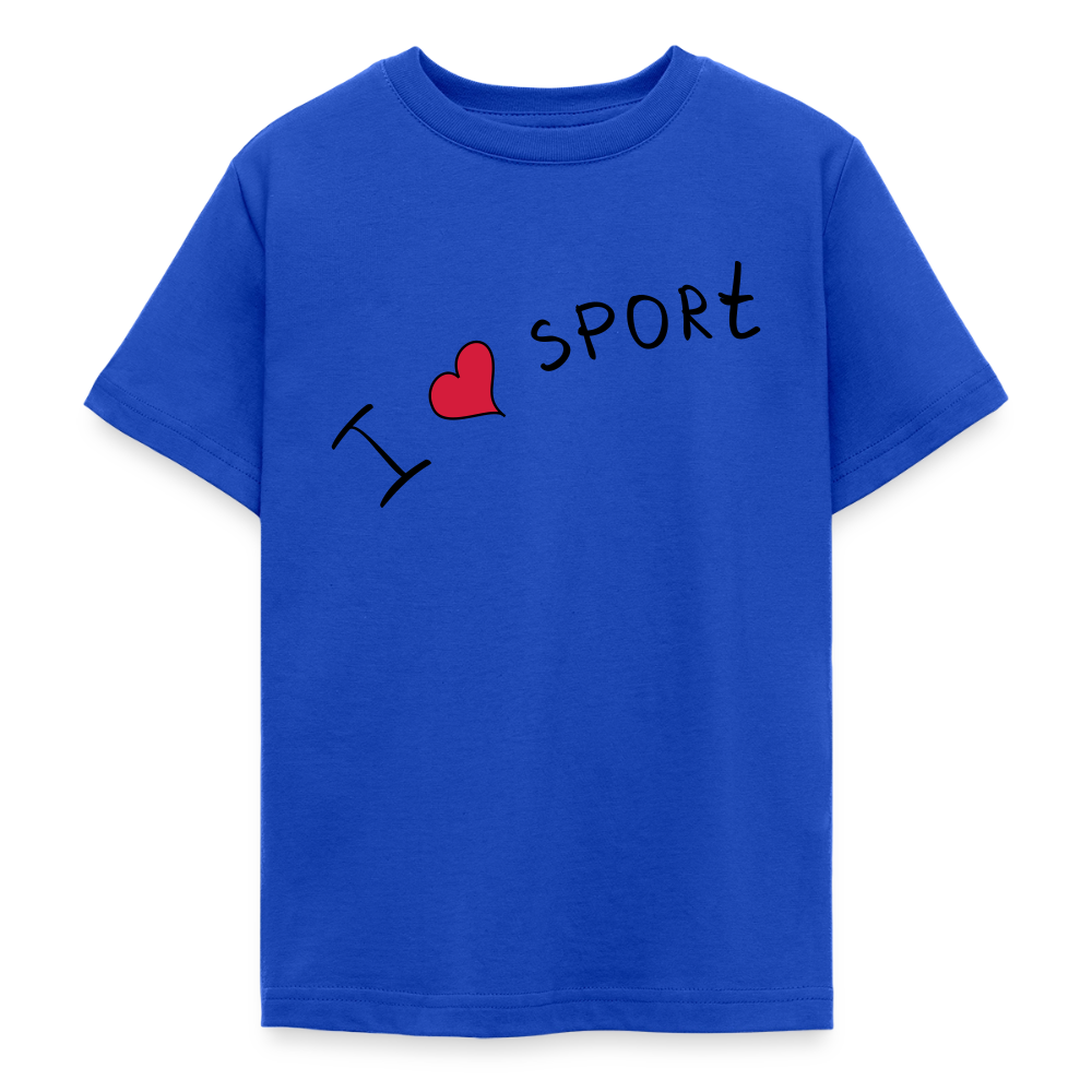 T-shirt Ado_peacerouge_sport - bleu royal