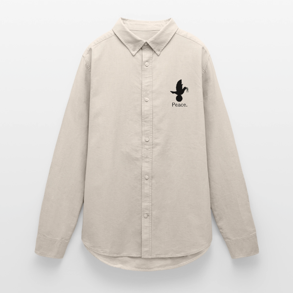 Chemise Oxford Femme_peace - beige