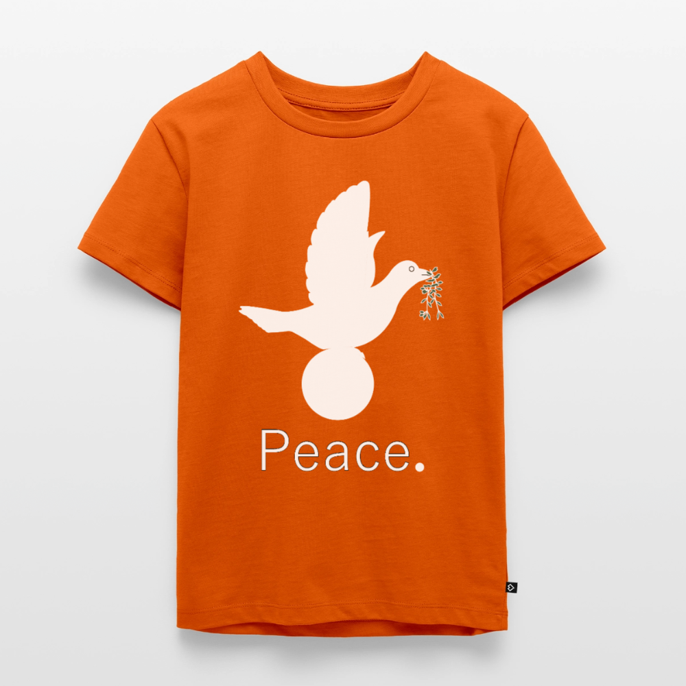 T-shirt Premium Enfant_peaceblanc - orange 