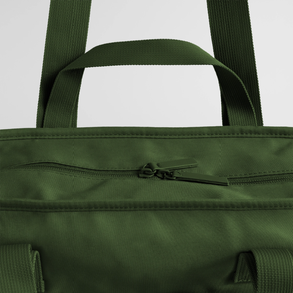 Sac matelassé déperlant Paix noir - Lusoquot - vert sapin