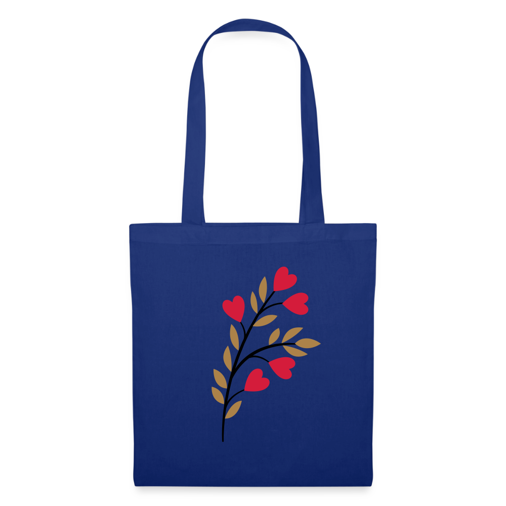 Tote Bag Peace rouge - Lusoquot - bleu royal