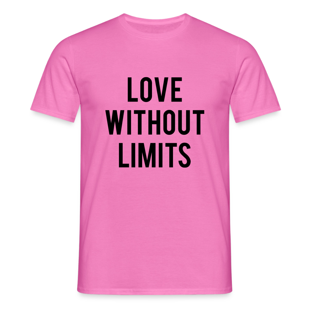 Men's T-Shirt_peace_noir - pink