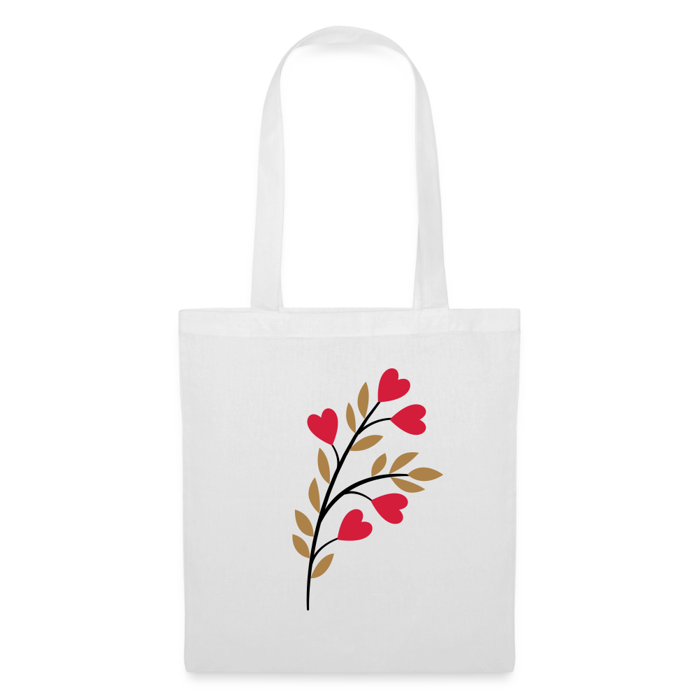 Tote Bag Peace rouge - Lusoquot - blanc