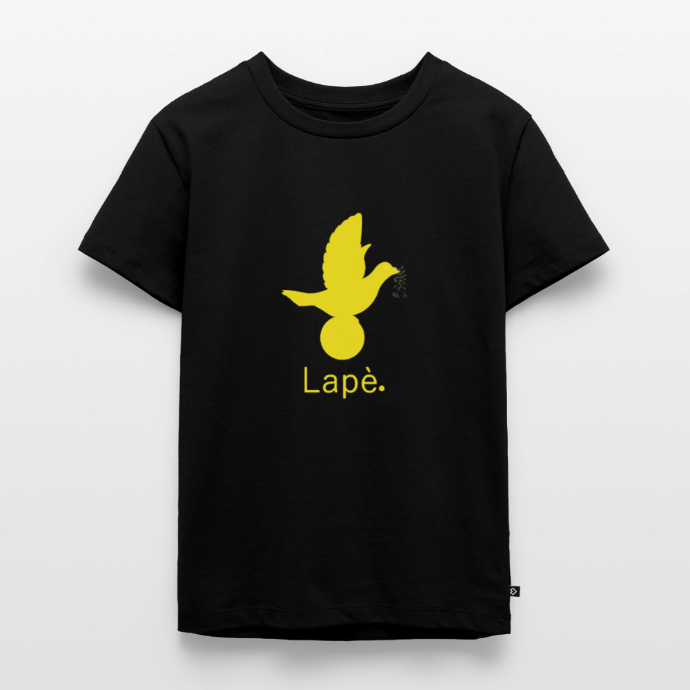 T-shirt Premium Enfant Lapè jaune - Lusoquot - noir