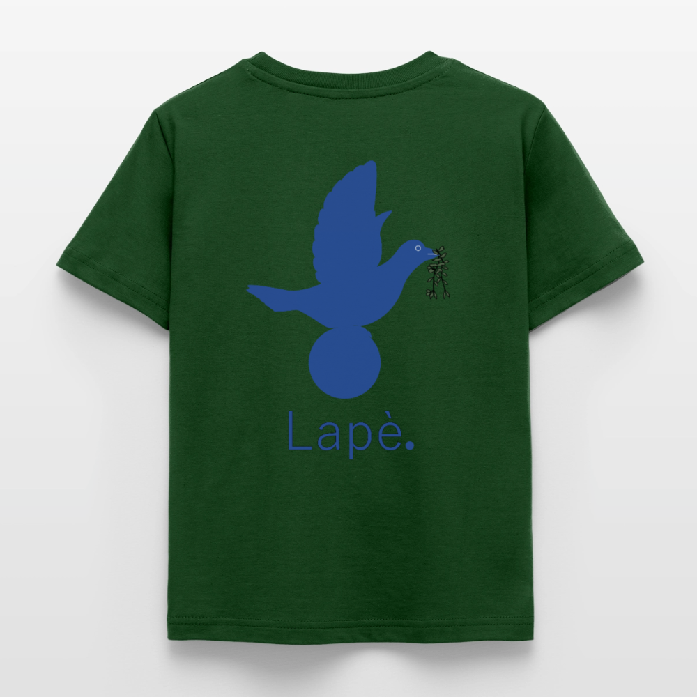 T-shirt Enfant anniversaire 2 ans Lapè bleu - Lusoquot - vert forêt