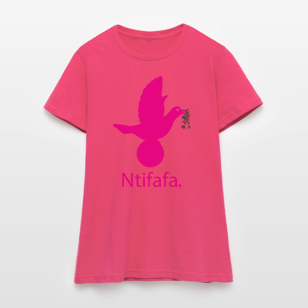 T-shirt Femme_ntifafa_rose - rose azalée