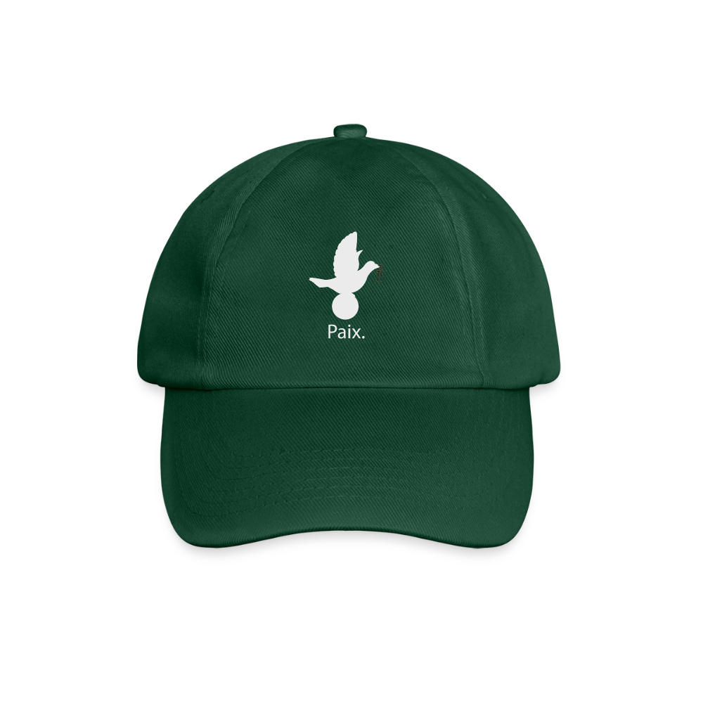 Casquette classique Paix blanc - Lusoquot - vert bouteille