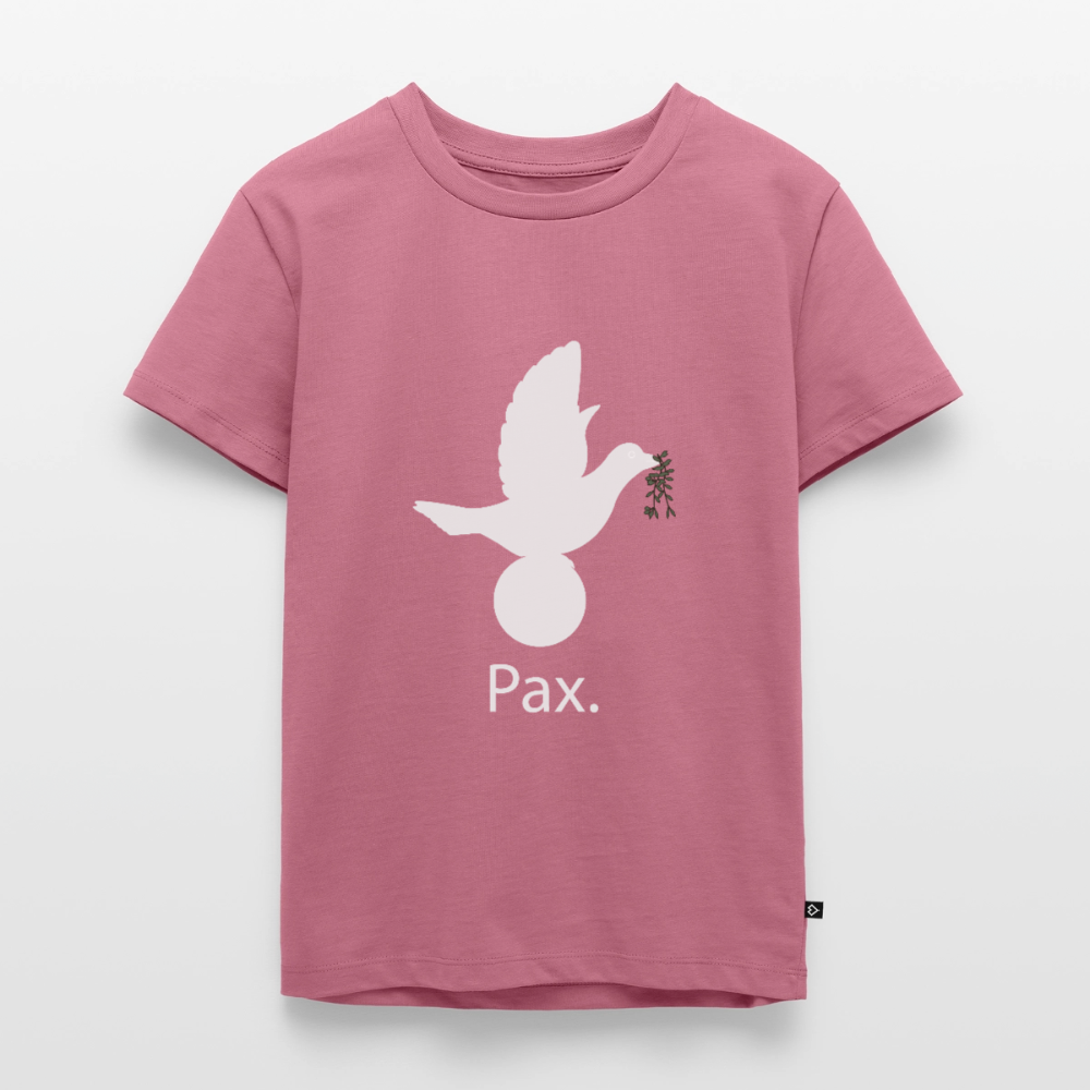 T-shirt Premium Enfant Pax blanc - Lusoquot - mauve