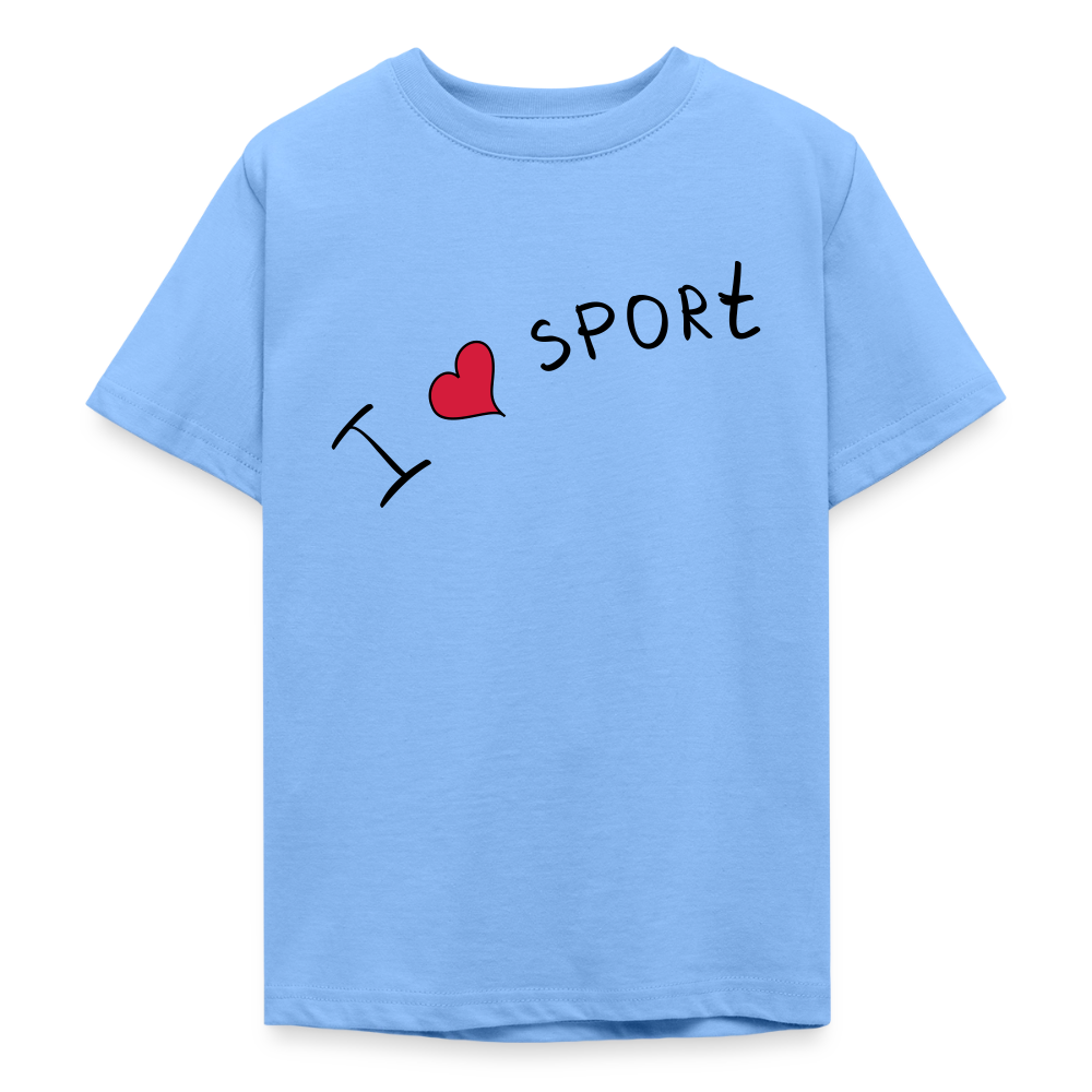T-shirt Ado_peacerouge_sport - bleu ciel