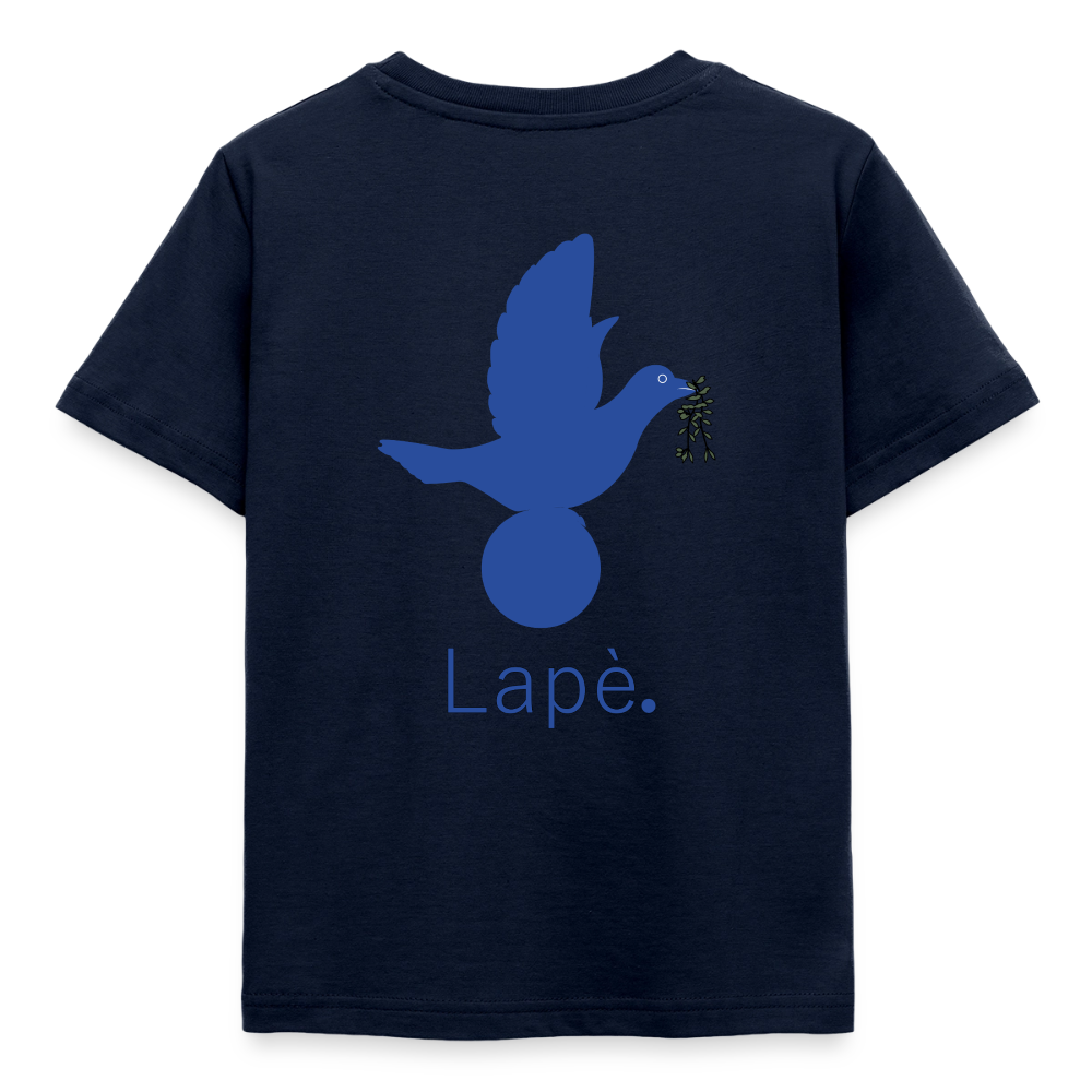 T-shirt Enfant anniversaire 2 ans Lapè bleu - Lusoquot - marine