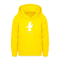 Sweat à capuche Ado_peaceblanc - jaune
